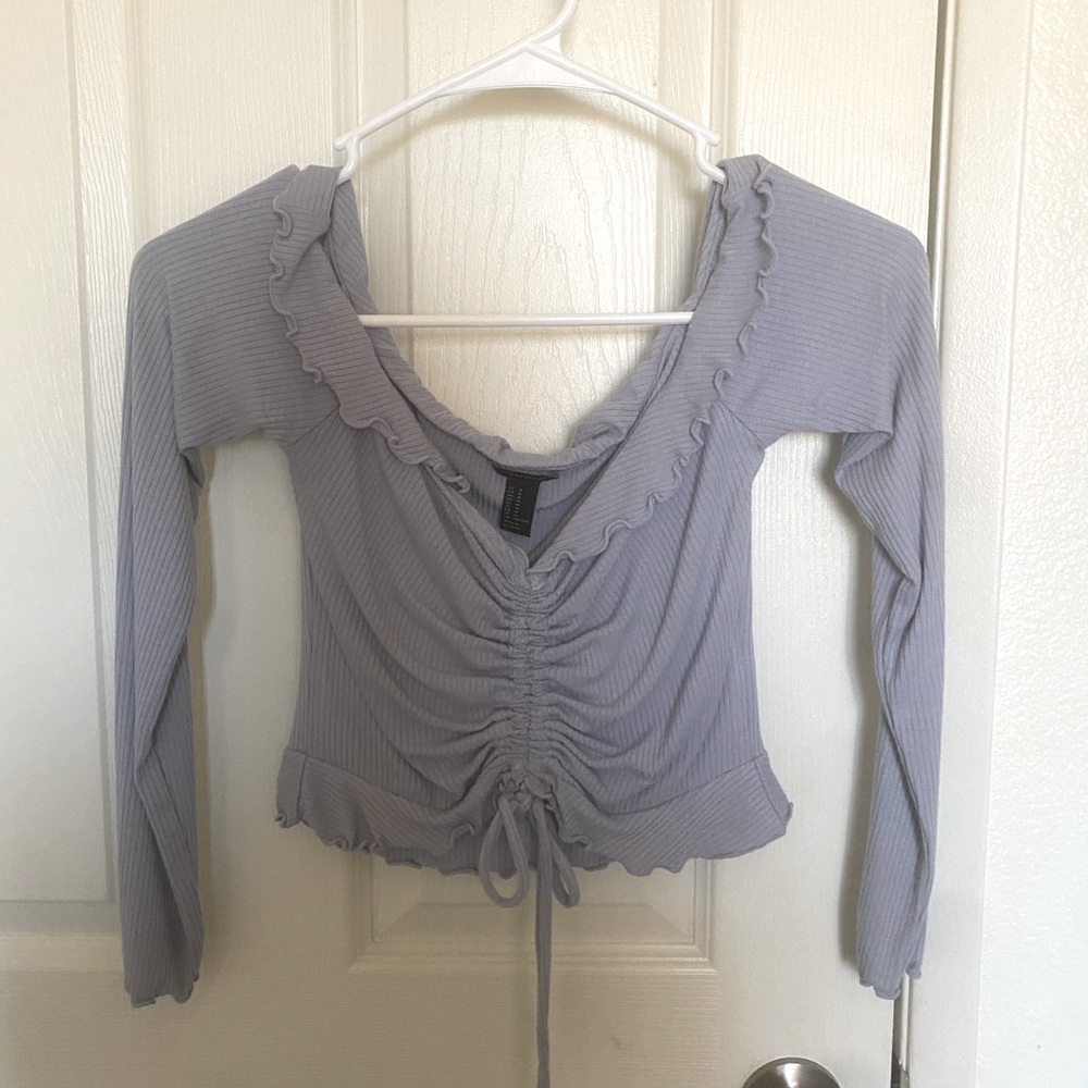 Off-shoulder Cropped Top